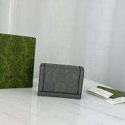 Gucci Card Case Gray Size 11 x 8.5 x 3 cm - 5