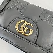 Gucci Card Case Gray Size 11 x 8.5 x 3 cm - 3