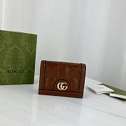 Gucci Card Case Brown Size 11 x 8.5 x 3 cm - 1