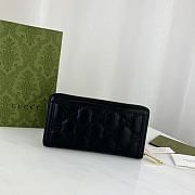 Gucci Long Zipper Wallet Black Size 19.5 x 11 x 3 cm - 5