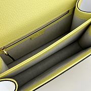Gucci Double G Handbag Yellow Size 25 x 17.5 x 7 cm - 5