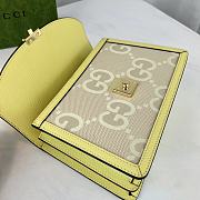 Gucci Double G Handbag Yellow Size 25 x 17.5 x 7 cm - 2