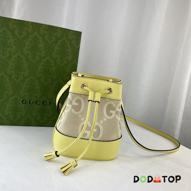 Gucci Mini Bucket Bag Yellow Size 15.5 x 19 x 9 cm - 1