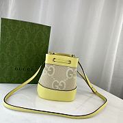 Gucci Mini Bucket Bag Yellow Size 15.5 x 19 x 9 cm - 6