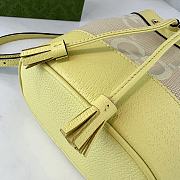 Gucci Mini Bucket Bag Yellow Size 15.5 x 19 x 9 cm - 5