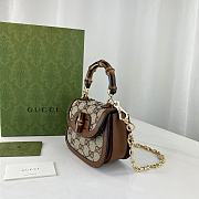 Gucci Bamboo 1947 Handbag Size 17 x 12.5 x 8 cm - 2