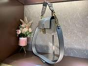 Fendi Baguette Crystals And Leather Bag Silver Size 27 x 15 x 6 cm - 4