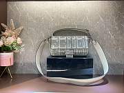 Fendi Baguette Crystals And Leather Bag Size 27 x 15 x 6 cm - 3