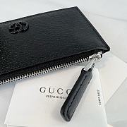 Gucci Marmont Black Wallet Size 14 x 7 cm - 4