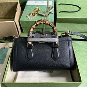 Gucci Diana Small Bamboo Shoulder Bag Black Size 27 x 15.5 x 11 cm - 4