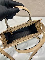 Prada Symbole Bag With Topstitching Beige Size 30 x 23 x 9 cm - 2