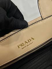 Prada Symbole Bag With Topstitching Beige Size 30 x 23 x 9 cm - 3