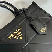 Prada Symbole Bag With Topstitching Black Size 30 x 23 x 9 cm - 6