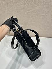 Prada Symbole Bag With Topstitching Black Size 30 x 23 x 9 cm - 4