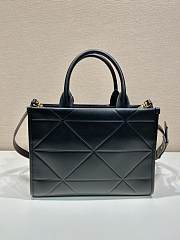 Prada Symbole Bag With Topstitching Black Size 30 x 23 x 9 cm - 3