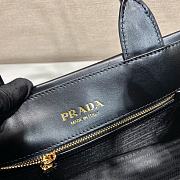 Prada Symbole Bag With Topstitching Black Size 30 x 23 x 9 cm - 2