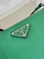 Prada Men Triangle Leather Bag Green Size 22 x 11 x 30 cm - 2