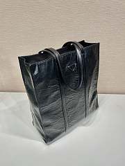 Prada Medium Antiqued Nappa Leather Tote Bag Size 36 x 39 x 13 cm - 5