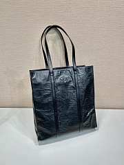 Prada Medium Antiqued Nappa Leather Tote Bag Size 36 x 39 x 13 cm - 2