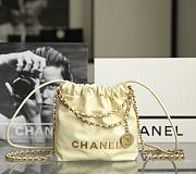 Chanel Mini 22 Bag Yellow Size 19 x 20 x 6 cm - 1