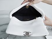 Chanel 19 White Silver Bucket Size 26 cm - 6