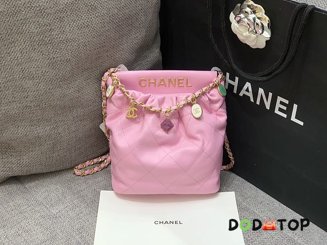 Chanel Mini Bucket Bag Pink Size 17 x 16 x 7 cm - 1