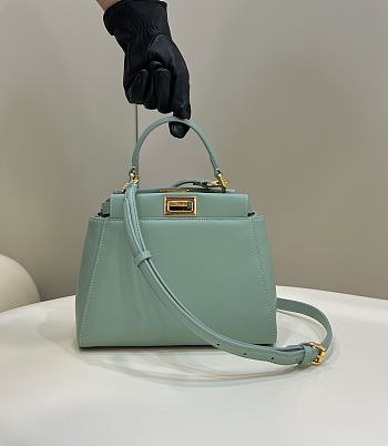 Fendi Peekaboo Blue Bag Size 23 x 9 x 20 cm