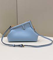 Fendi First Blue Bag Size 26 × 9.5 × 18 cm - 1