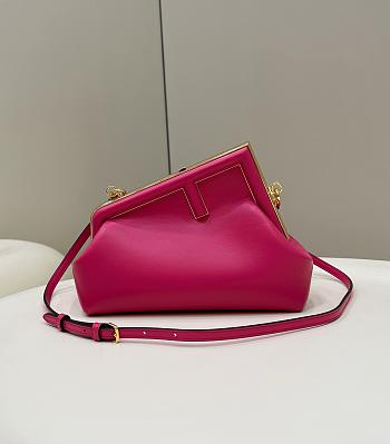 Fendi First Pink Bag Size 26 × 9.5 × 18 cm