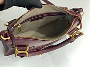 Chloe Marcie Small Double Carry Bag Red Wine Size 30 x 23 x 10 cm - 4
