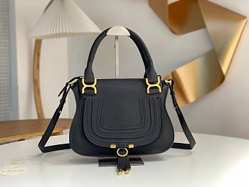Chloe Marcie Small Double Carry Bag Black Size 30 x 23 x 10 cm