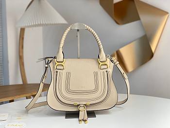 Chloe Marcie Small Double Carry Bag White Size 30 x 23 x 10 cm
