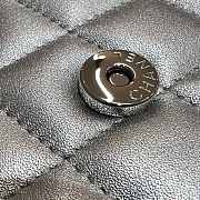 Chanel Kelly Silver Handle Bag Size 19 x 10 x 4.5 cm - 2