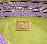 Fendi Baguette Purple Bag Size 27 cm - 5