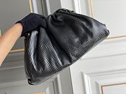 Bottega Veneta Leather Pouch Black Bag Size 23 x 21 x 9 cm - 1