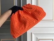 Bottega Veneta Leather Pouch Orange Bag Size 23 x 21 x 9 cm - 1