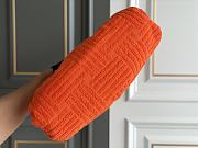 Bottega Veneta Leather Pouch Orange Bag Size 23 x 21 x 9 cm - 2