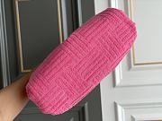 Bottega Veneta Leather Pouch Pink Bag Size 23 x 21 x 9 cm - 2