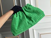 Bottega Veneta Leather Pouch Green Bag Size 23 x 21 x 9 cm - 1