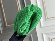 Bottega Veneta Leather Pouch Green Bag Size 23 x 21 x 9 cm - 4
