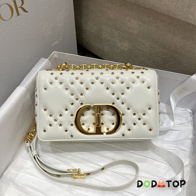 Dior Caro Bag White Size 20 x 7 x 12 cm - 1