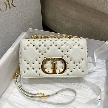 Dior Caro Bag White Size 20 x 7 x 12 cm
