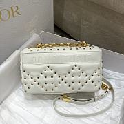 Dior Caro Bag White Size 20 x 7 x 12 cm - 4