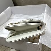 Dior Small Addict Handbag White Size 21 x 3 x 13 cm - 6