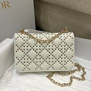 Dior Small Addict Handbag White Size 21 x 3 x 13 cm - 3