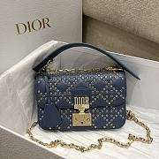 Dior Small Addict Handbag Blue Size 21 x 3 x 13 cm - 1