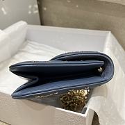 Dior Small Addict Handbag Blue Size 21 x 3 x 13 cm - 6