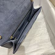 Dior Small Addict Handbag Blue Size 21 x 3 x 13 cm - 5