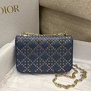 Dior Small Addict Handbag Blue Size 21 x 3 x 13 cm - 3