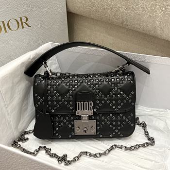 Dior Small Addict Handbag Black Size 21 x 3 x 13 cm
